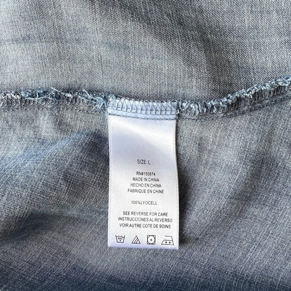 NEW Chill Out Shirtdress by Wash Lab Denim - Picture 8 of 10